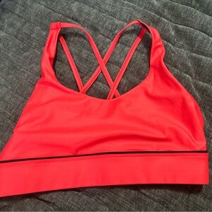ZYIA Vibrant Orange Sports Bra